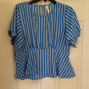 🛑 SOLD🛑High Low Peplum Top